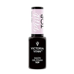 Victoria Vynn Top Hybrydowy Gel Polish Top Pink No Wipe 8ml