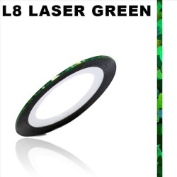Nitka Tasiemka Do Zdobień L8 Laser Green Zielona