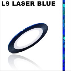 Nitka Tasiemka do Zdobień L9 Laser Blue Niebieska