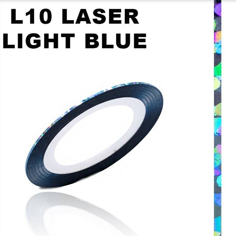 Nitka Tasiemka do Zdobień L10 Laser Light Blue Niebieska