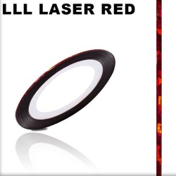Nitka Tasiemka do Zdobień LLL Laser Red Czerwony