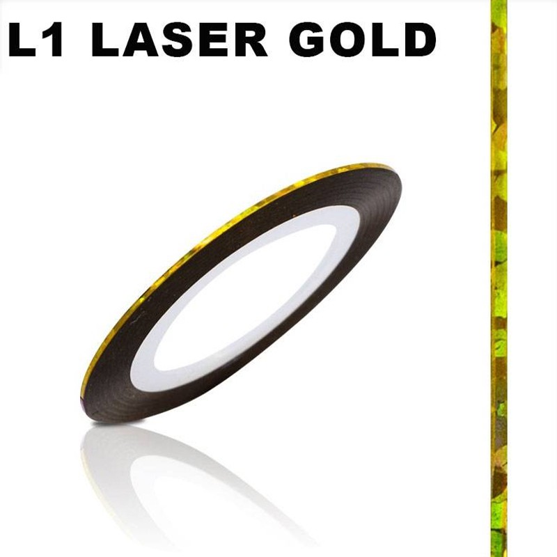 Nitka Tasiemka do Zdobień L1 Laser Gold