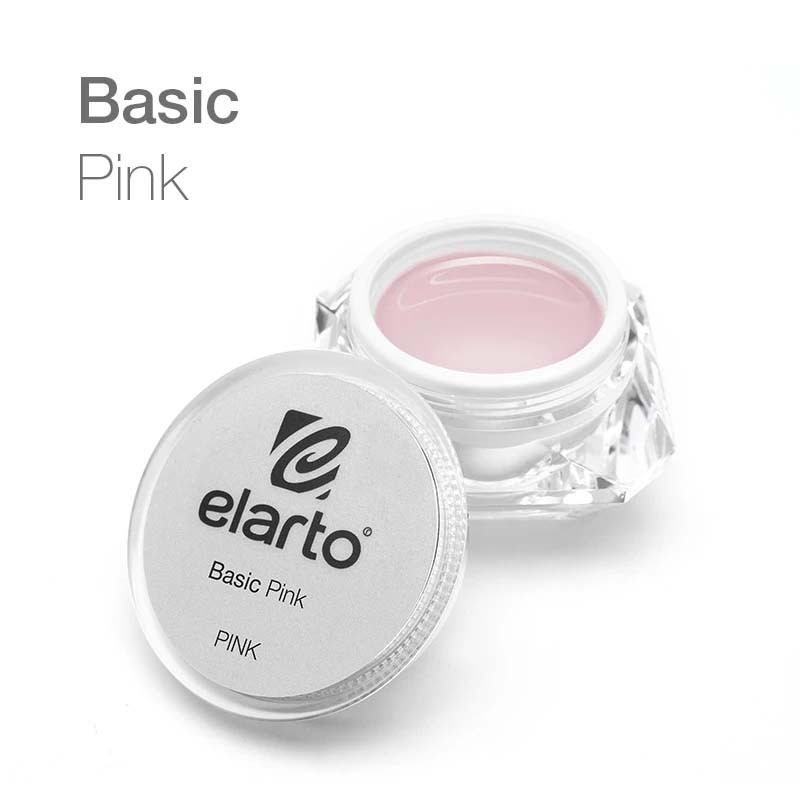 Elarto Żel Bazowy i Budujący Basic Pink 50g