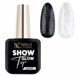Top Hybrydowy Nails Company Show Glow Silver 11ml
