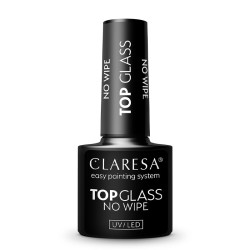 Claresa Top Hybrydowy Glass No Wipe 5g