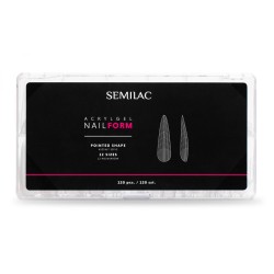 Semilac Acrylgel Nail Form 120szt Pointed