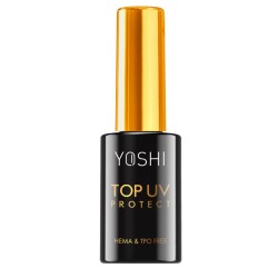 Yoshi Top Hybrydowy do paznokci UV Protect Hem & Tpo Free 10ml