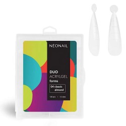 NeoNail Formy Duo AcrylGel 04 Classic Almond 120 sztuk