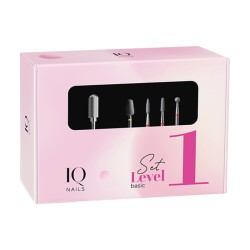 IQ Nails Zestaw Frezów Set Level 1 Basic