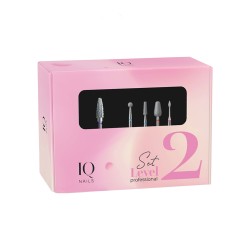 IQ Nails Zestaw Frezów Set Level 2 Professional