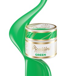 Boska Nails Żel Do Zdobień Paint Gel Picassini Zielony 5ml green