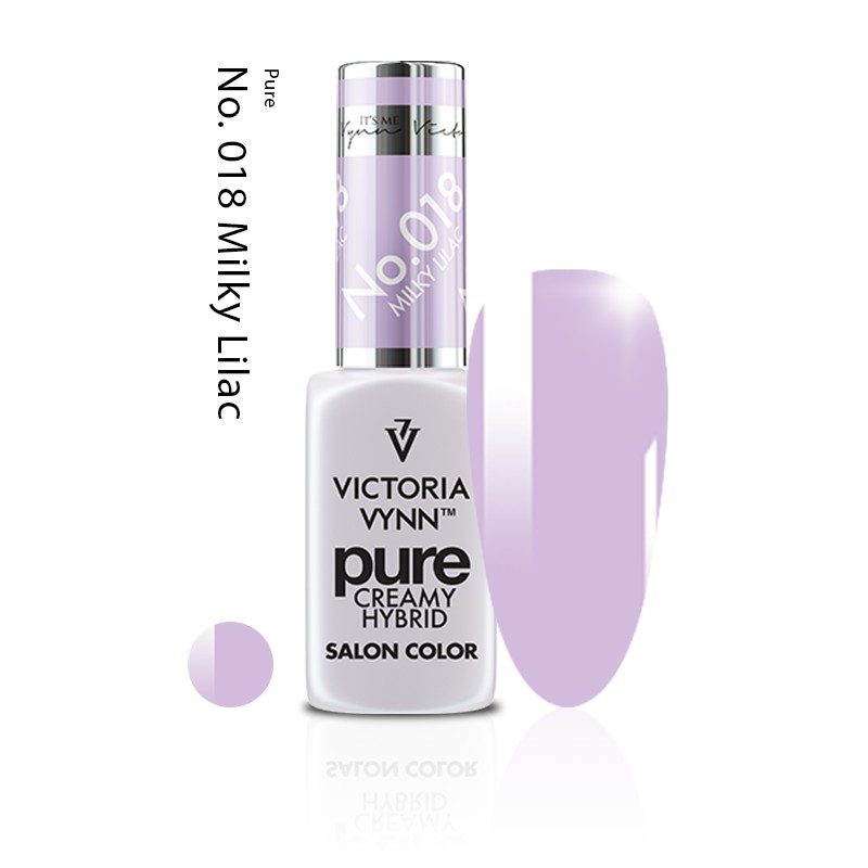 Victoria Vynn Lakier hybrydowy Milky Lilac 018