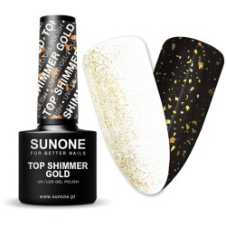 SunOne Top Shimmer Gold No Wipe 5ml